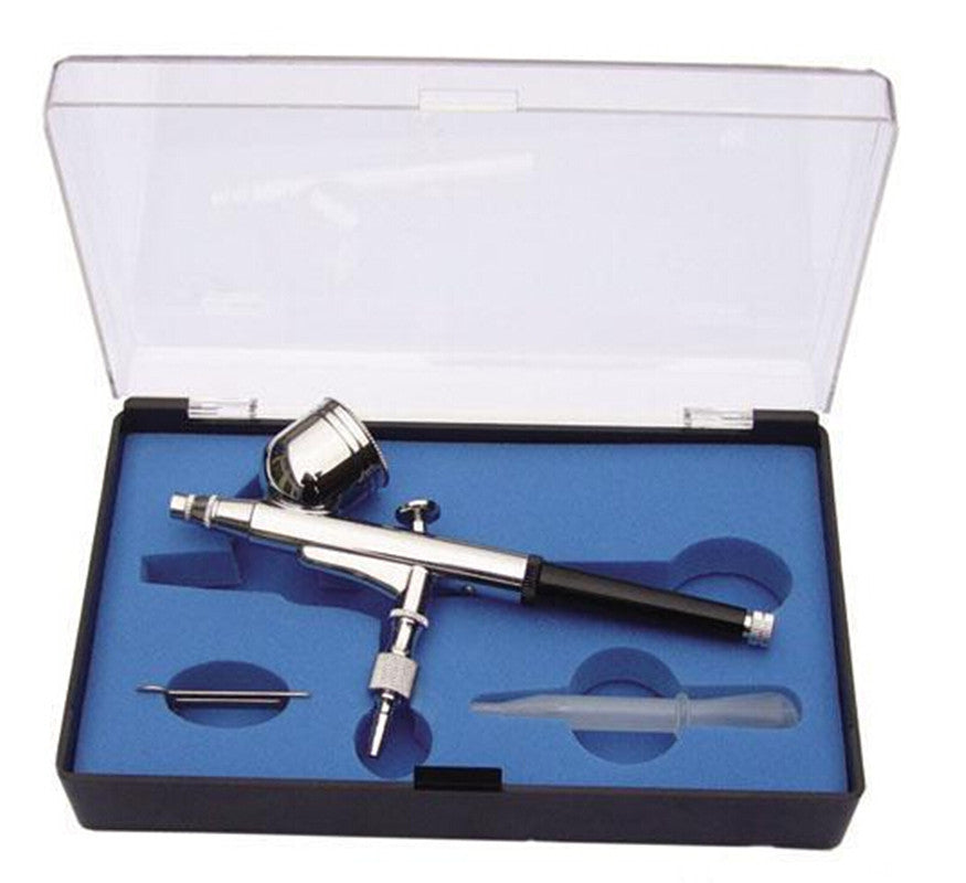 Dual Action Gravity Feed Airbrush 0.3mm Gun Spray Art Paint Kit Tattoo Nail Tool - Mega Save Wholesale & Retail - 3