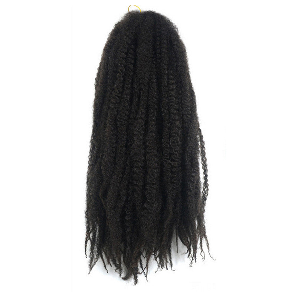 Caterpillar Wig Braid Fluffy Afro Hair Extension    4#