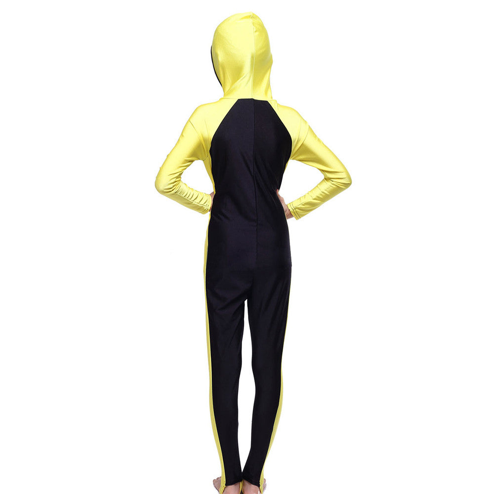 Musilim Swimwear Swimsuit Burqini hw20e Child   golden   S - Mega Save Wholesale & Retail - 3