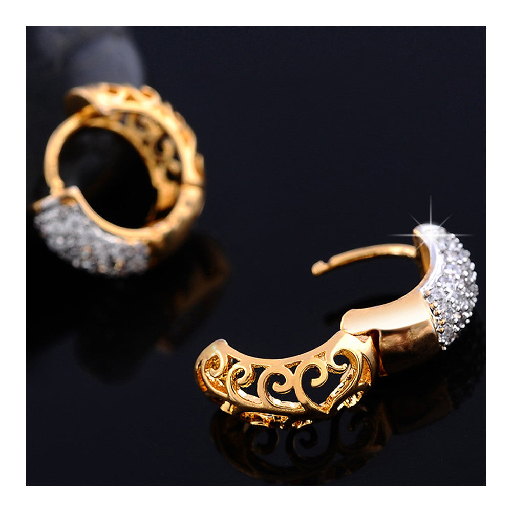 Pave Setting AAA Zircon Earrings - Mega Save Wholesale & Retail - 3