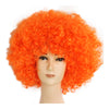Fashion Afro Cosplay Curly Clown Party 70s Disco Cosplay Wig Cheering Squad Clown   orange - Mega Save Wholesale & Retail