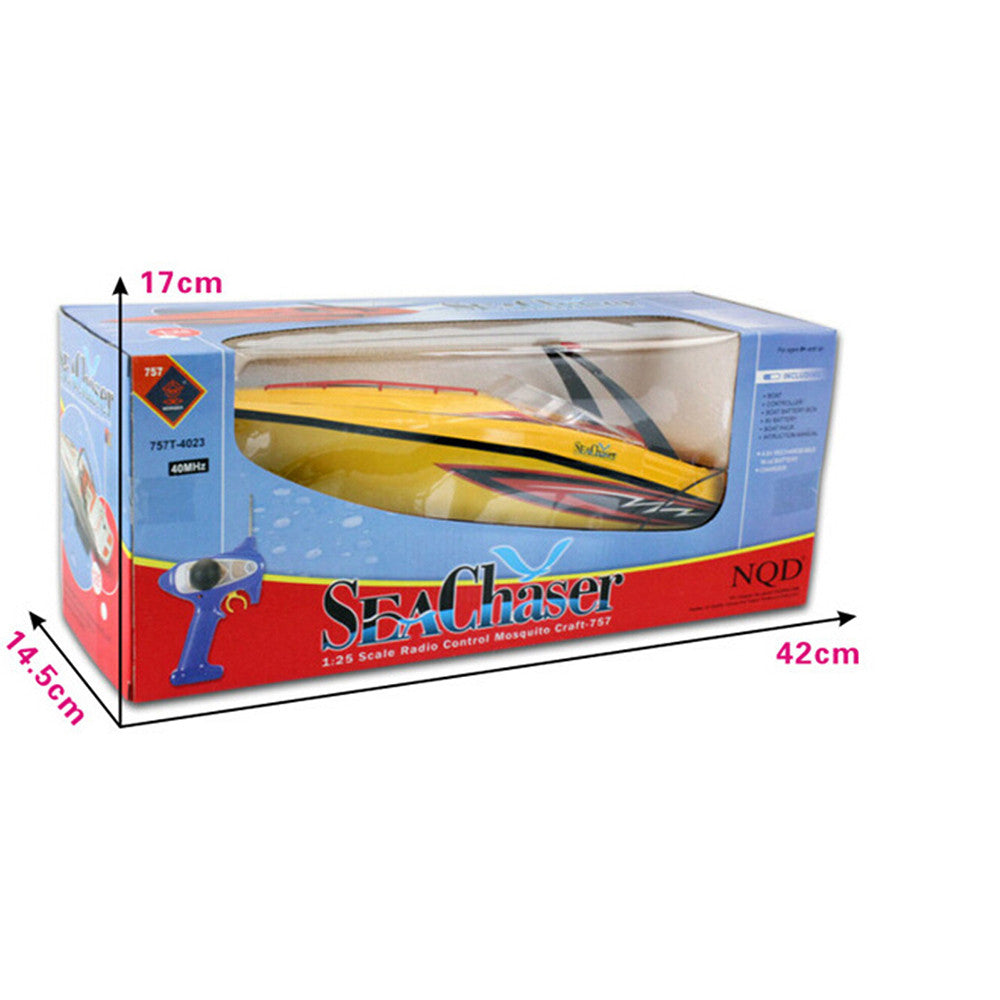 1:25 Radio Remote Control Speedboat RC Electric Racing Watercraft Yacht Toy Hobby - Mega Save Wholesale & Retail