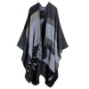 Thick Long Decorative Cloak Tippet Scarf    leopard print black - Mega Save Wholesale & Retail