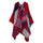 Thick Long Decorative Cloak Tippet Scarf    leopard print red - Mega Save Wholesale & Retail