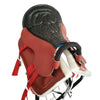 Short Horse Saddle Visitor Equestrian Supplies   red yellow - Mega Save Wholesale & Retail