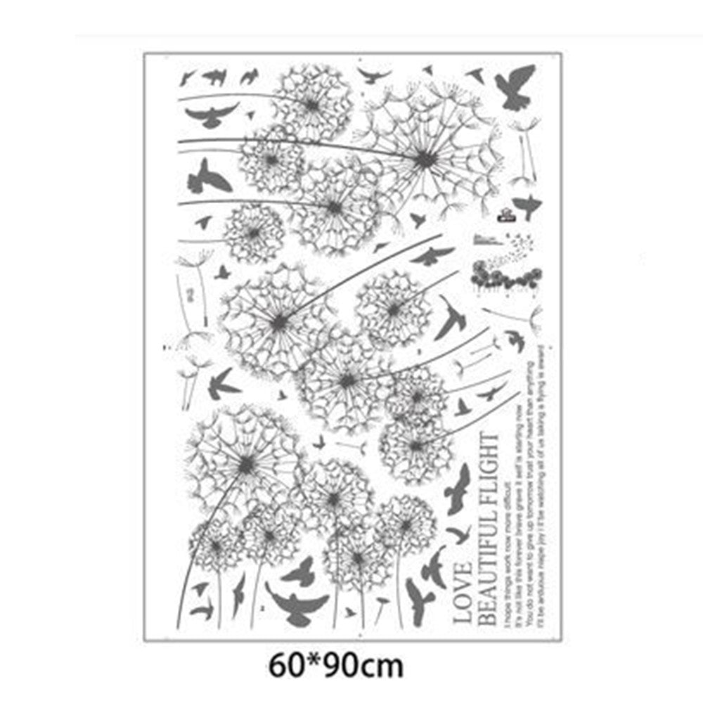 Dandelion Vintave Wallpaper Wall Sticker Removeable - Mega Save Wholesale & Retail - 2