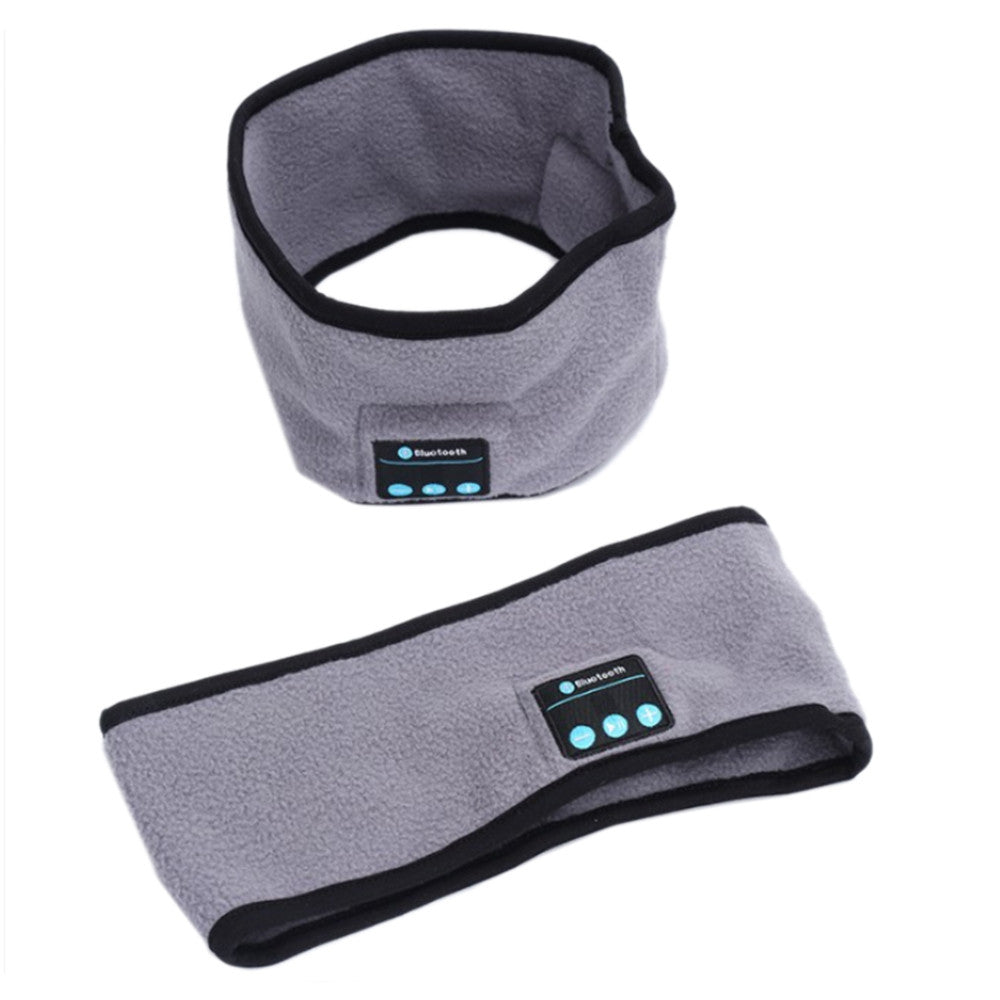 Bluetooth Stereo Music Sports Headband   light grey