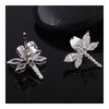 Dragonfly Shape Zircon Earrings   platinum plated white zircon - Mega Save Wholesale & Retail - 2