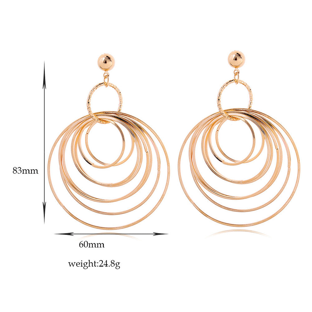 European Exaggerated Vintage Earrings Bohemian Style Ear Accessories - Mega Save Wholesale & Retail - 4