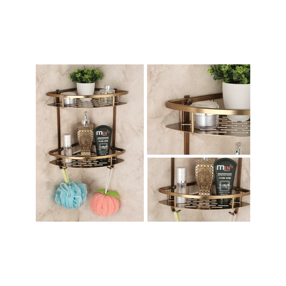 Antique bathroom accessories towel rack space aluminum towel rack suits Storage Continental Wenzhou bathroom accessories bathroom - Mega Save Wholesale & Retail - 4