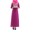 Muslim Long Dress Chiffon Vintage Sunday Clothes   purple - Mega Save Wholesale & Retail - 1