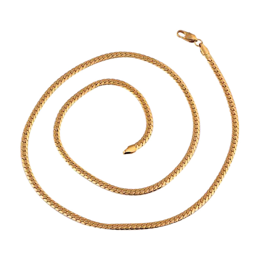 18K Gold Galvanized Emulational Men Necklace - Mega Save Wholesale & Retail - 1