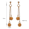 Extraodinary Exaggerated Earrings 18K Gold Galvanized - Mega Save Wholesale & Retail - 4