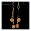 Extraodinary Exaggerated Earrings 18K Gold Galvanized - Mega Save Wholesale & Retail - 3