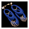 Exaggerated Earrings Stylish Double-layer Blue Circles - Mega Save Wholesale & Retail - 3