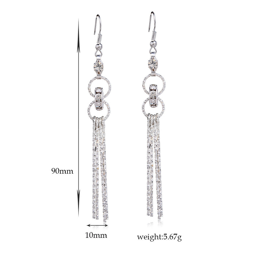 Iron Plate Earrings Big Circle - Mega Save Wholesale & Retail - 4