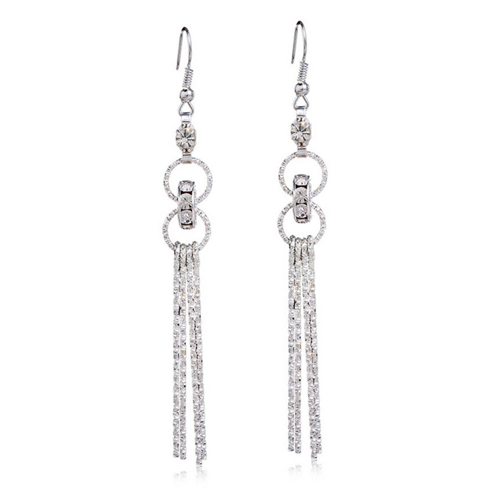 Iron Plate Earrings Big Circle - Mega Save Wholesale & Retail - 1