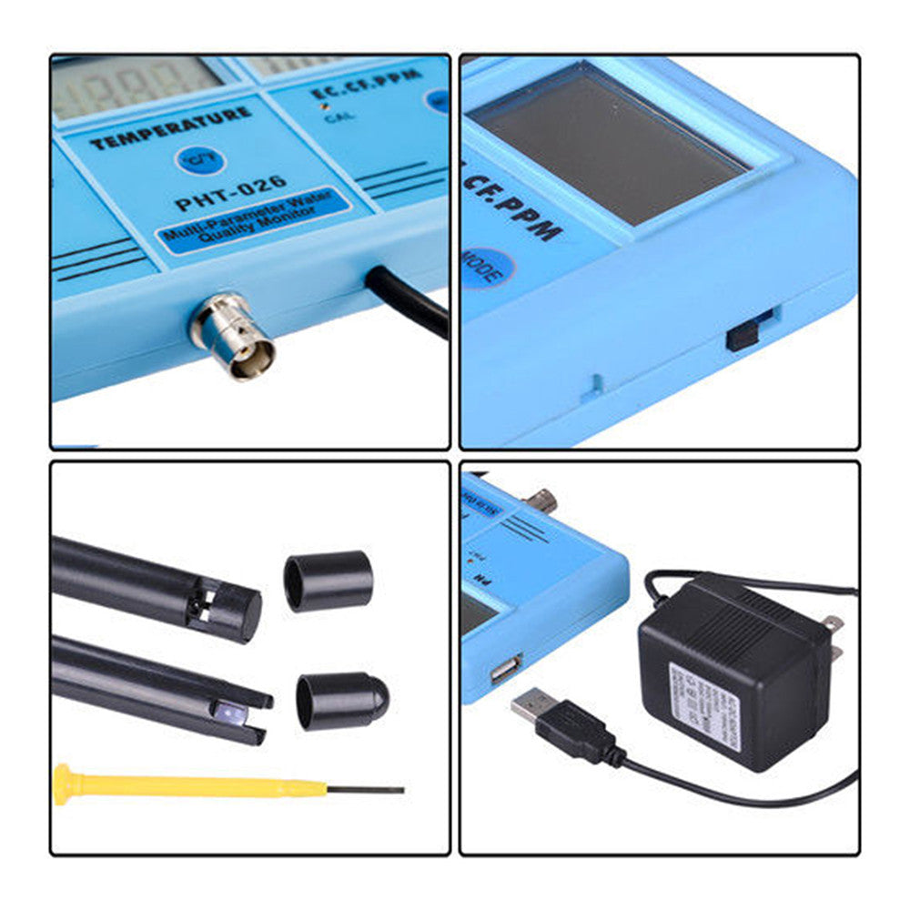6in1 Meter Monitor EC CF TDS Water Quality Tester Aquarium PHT-026 - Mega Save Wholesale & Retail - 3