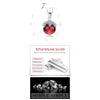 CYW explosion models genuine 925 sterling silver necklace large red crystal ball spot wholesale custom