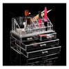 Clear Acrylic Makeup Cosmetics Jewelry Organizer Display Box Storage - Mega Save Wholesale & Retail - 2