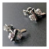 S925 Pure Silver Lucky Clover Love Ear Studs - Mega Save Wholesale & Retail - 2