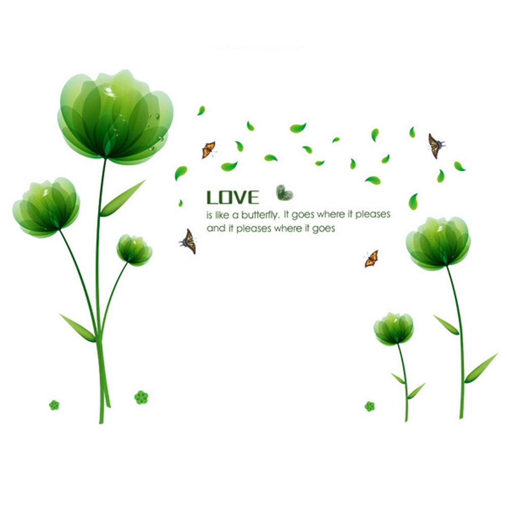 Removeable Wall Sticker Wallpaper Flower - Mega Save Wholesale & Retail - 1