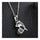 18K Gold Platinum Galvanized Austrian Zircon Necklace Dolphin  white - Mega Save Wholesale & Retail - 2