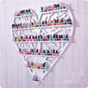 Kleinwort Iron multilayer polish rack creative heart-shaped perfume rouge cosmetic display rack - Mega Save Wholesale & Retail - 2