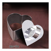 Beowulf mousse cake ring stainless steel ring mold cut biscuits mold cake mold bakeware choice  Heart ring - Mega Save Wholesale & Retail