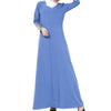 Middle East Muslim Garments Dress   blue   M