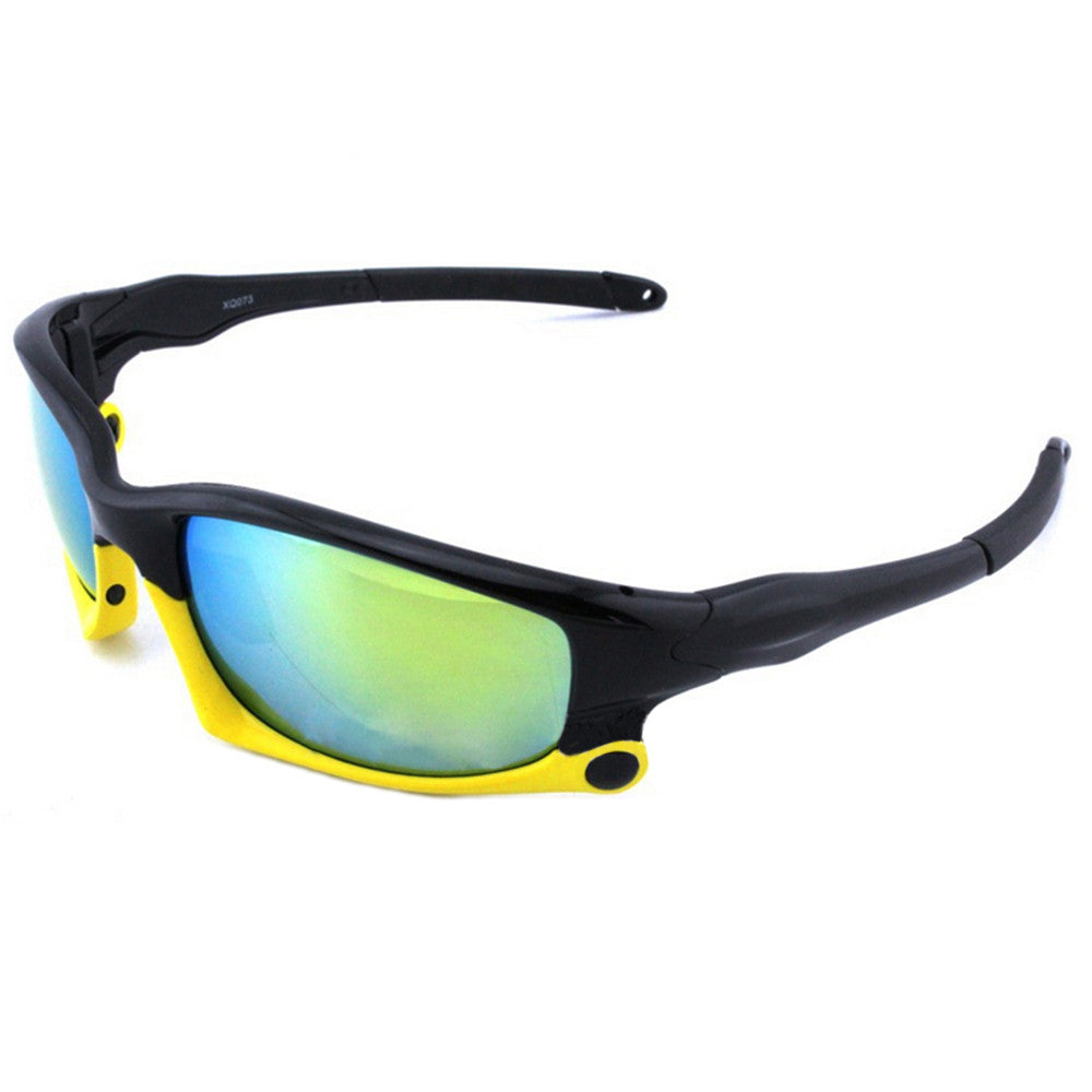 073 Sunglasses Polarized Glasses Outdoor Sports Riding    upper black down yellow