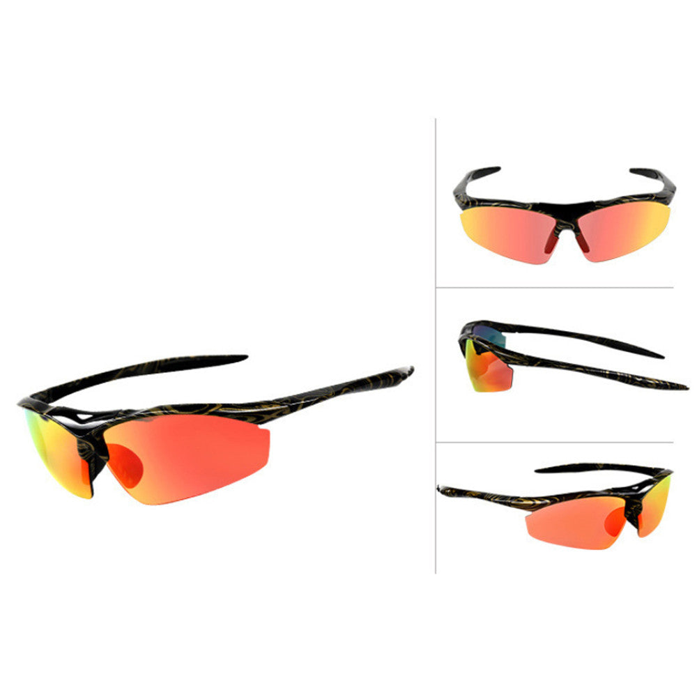 Riding Polarized Glasses Sunglasses XQ-047   black golden - Mega Save Wholesale & Retail - 2