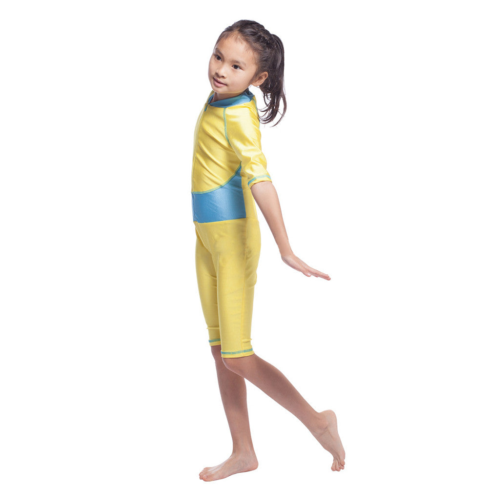 Musilim Swimwear Swimsuit Burqini hw20A Child  golden   S - Mega Save Wholesale & Retail - 2