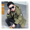 Winter Thick Down Coat Boy Warm Children Garments   army green   120cm - Mega Save Wholesale & Retail - 2