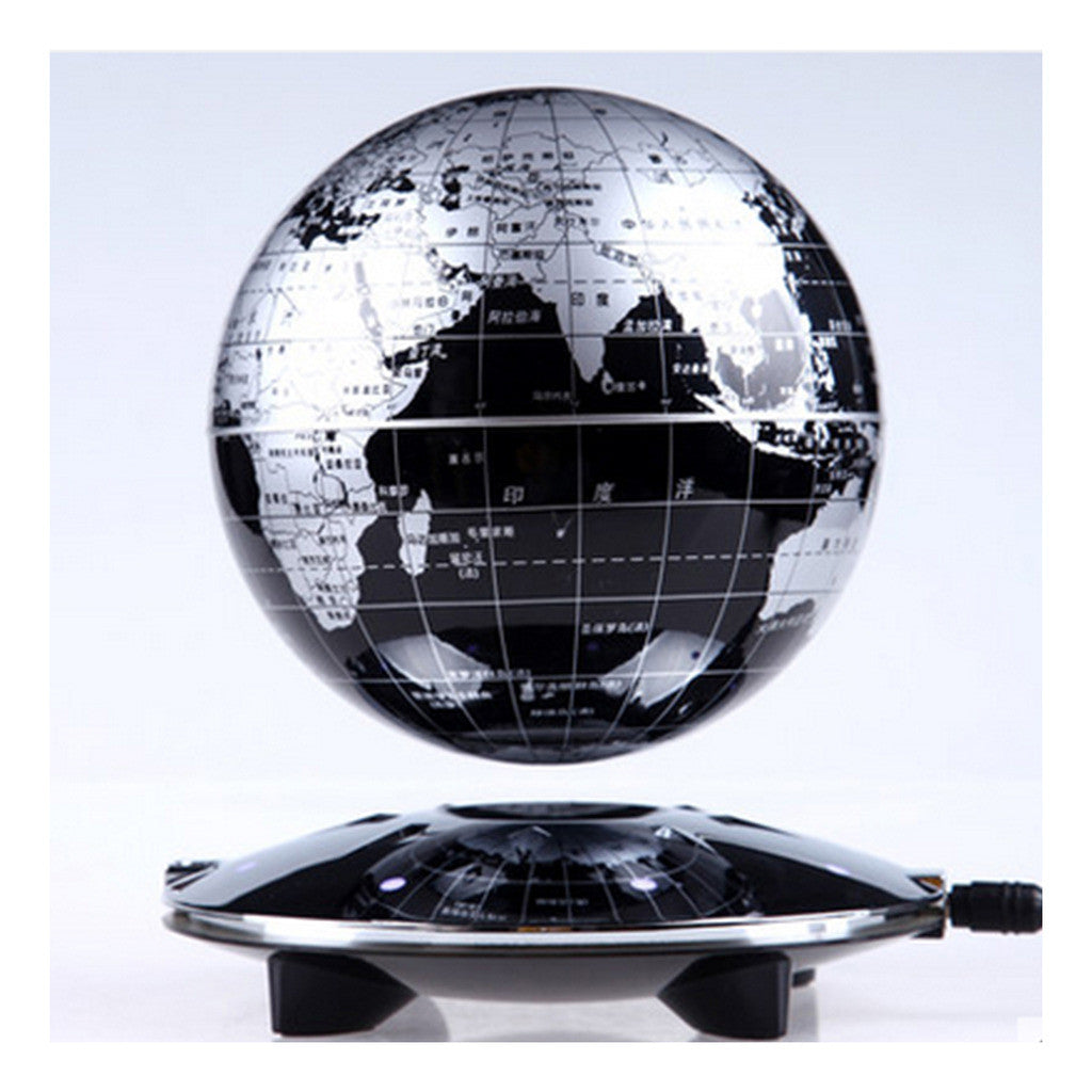 maglev UFO tellurion creative present practical creative home decoration craft new and exotic gift   Silver Black - Mega Save Wholesale & Retail