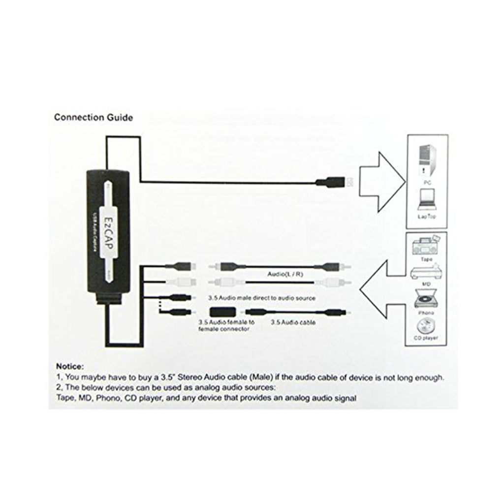 High Fidelity Audio Collector ezcap216 - Mega Save Wholesale & Retail - 2