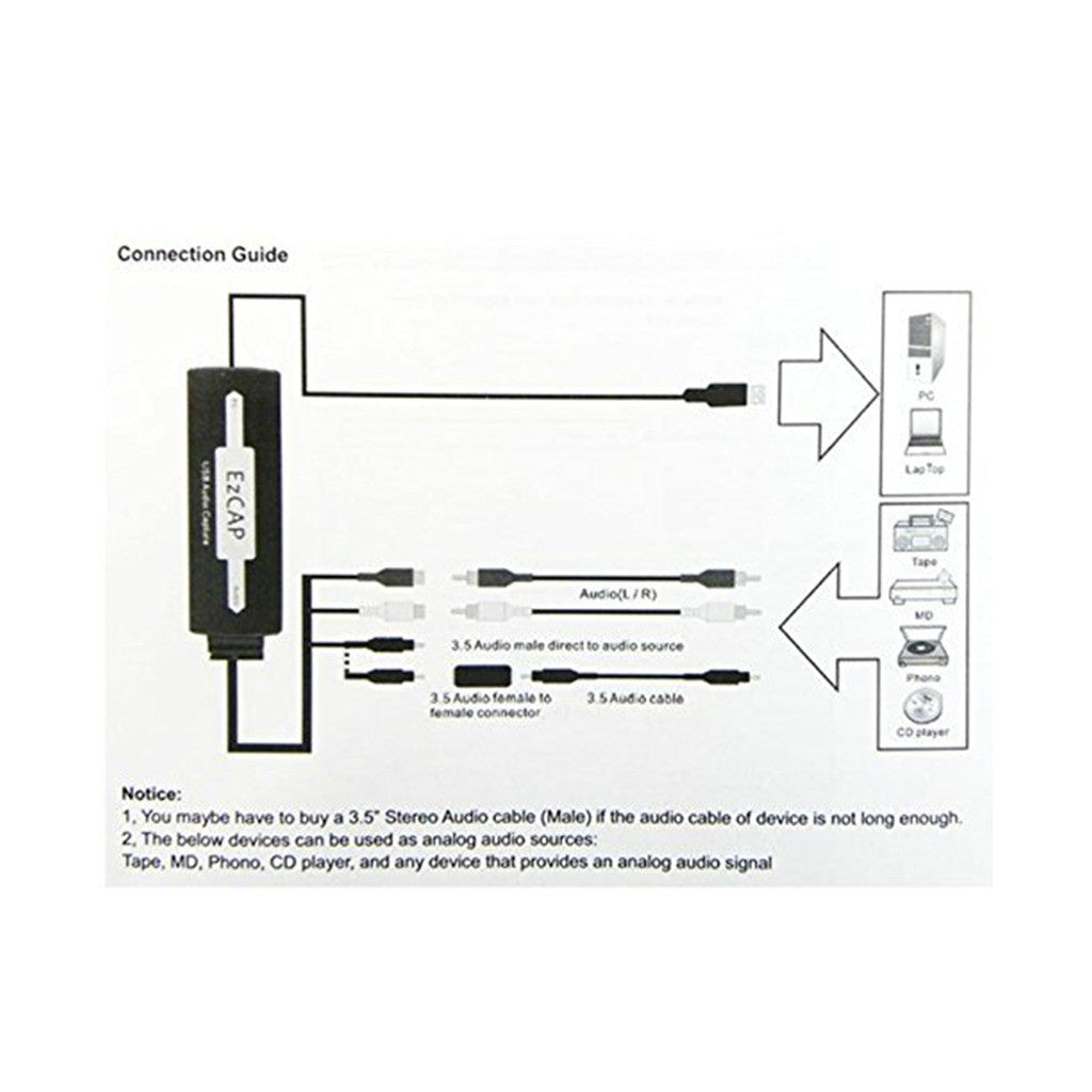 High Fidelity Audio Collector ezcap216 - Mega Save Wholesale & Retail - 2