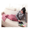 Mermaid Tail Blanket Throw Nap Gift Child   rose red  60*140cm - Mega Save Wholesale & Retail - 2