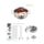 Double bottom bunk binaural duck hot pot pot bottom soup pot soup pot composite gas / electric stove applicable 03   350*140 - Mega Save Wholesale & Retail - 4