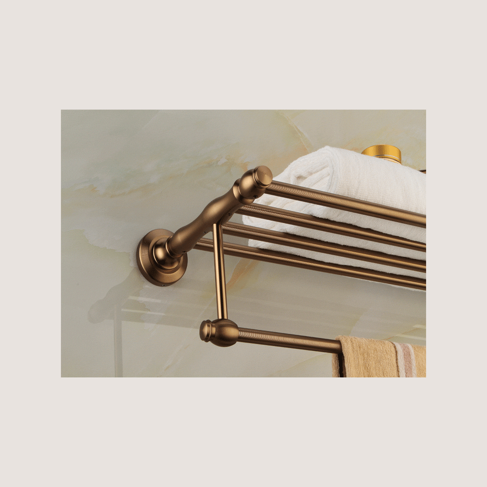 Antique bathroom accessories towel rack space aluminum towel rack suits Storage Continental Wenzhou bathroom accessories bathroom - Mega Save Wholesale & Retail - 3