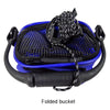 Yujia network port Tisheng EVA fishing bucket hit the road sub boat fishing folding bucket to mention buckets gear play nest barrel     18x18cm - Mega Save Wholesale & Retail - 2