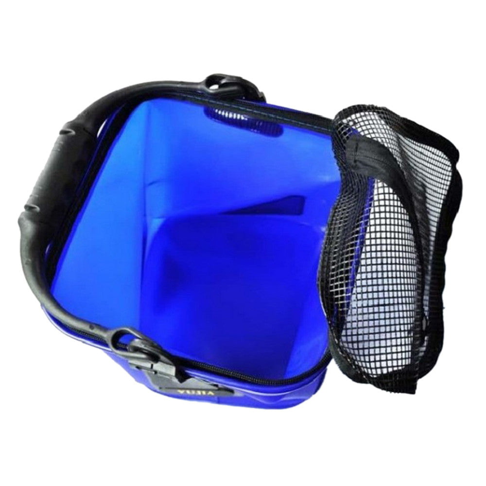 Yujia network port Tisheng EVA fishing bucket hit the road sub boat fishing folding bucket to mention buckets gear play nest barrel     22x22cm - Mega Save Wholesale & Retail - 3
