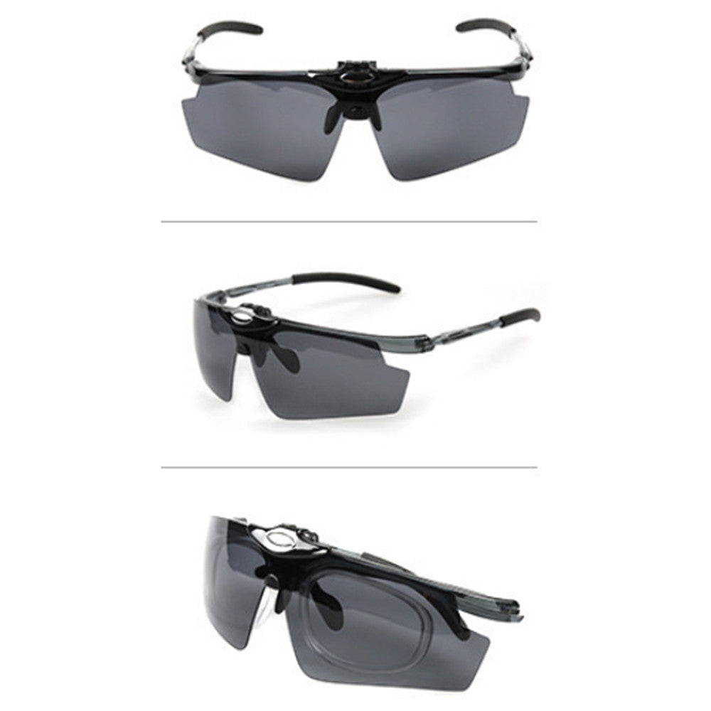 Riding Glasses Sports Driving Windproof XQ-382    transparent grey - Mega Save Wholesale & Retail - 2