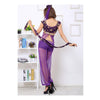 Pole Dance DS Lead Dancer Garment Halloween Night Club Costume India Belly Dance  purple M - Mega Save Wholesale & Retail - 2