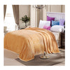 Clipped Pattern Blanket Bedding Throw Fleece Super Soft Warm Value camel - Mega Save Wholesale & Retail