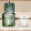 Kitchen Food Storage Box Containers Rice Bucket Insect and Moisture-proof Sealing Food Grade Flour Cereal Dog Food Storage Tank White-10kg