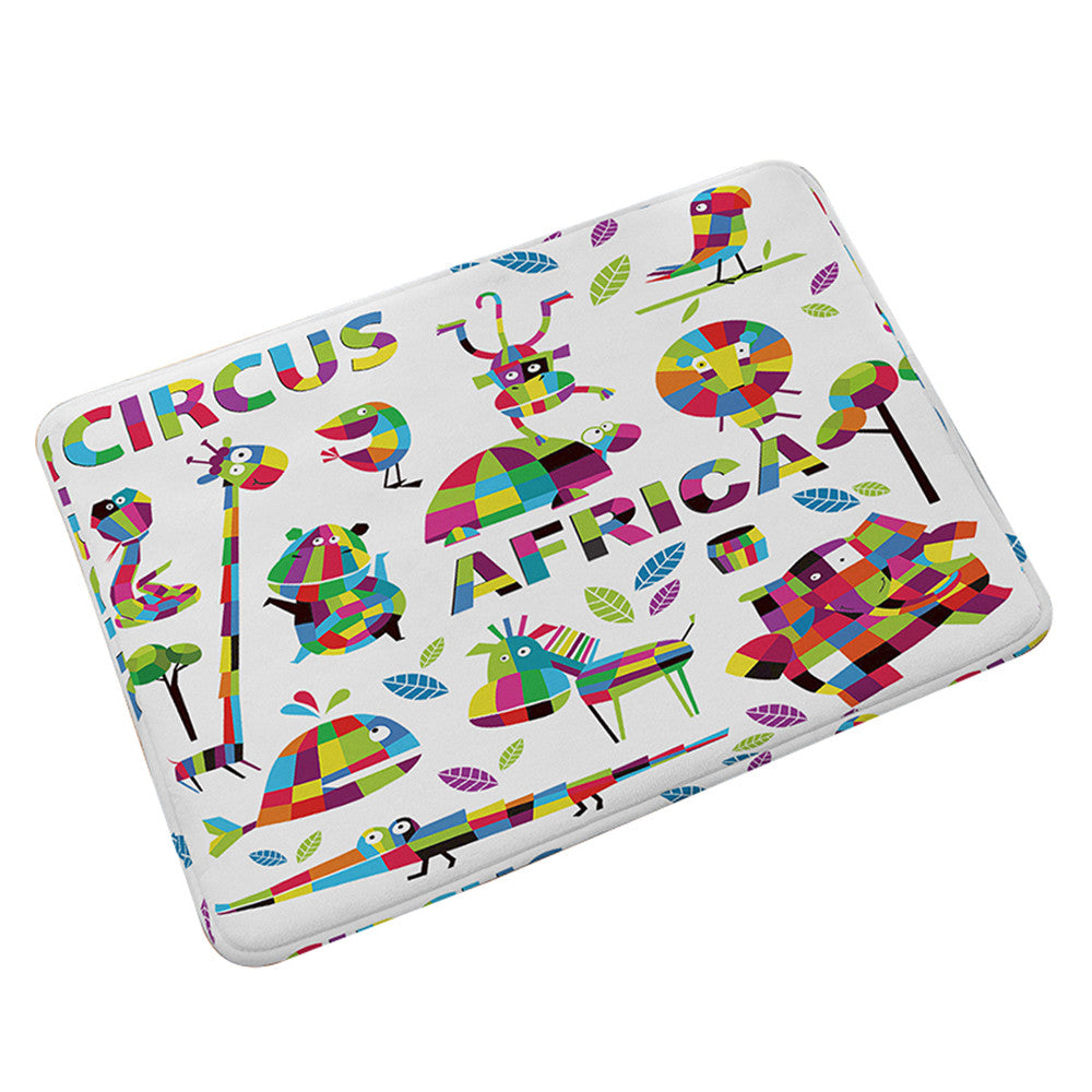 Flannel Carpet Non-slip Door Foot Mat   001 - Mega Save Wholesale & Retail