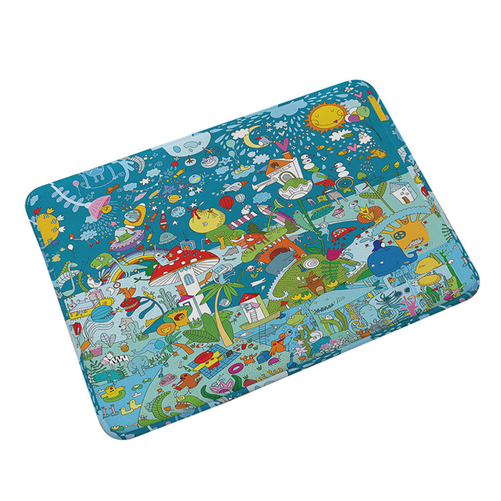 Flannel Carpet Non-slip Door Foot Mat   006 - Mega Save Wholesale & Retail