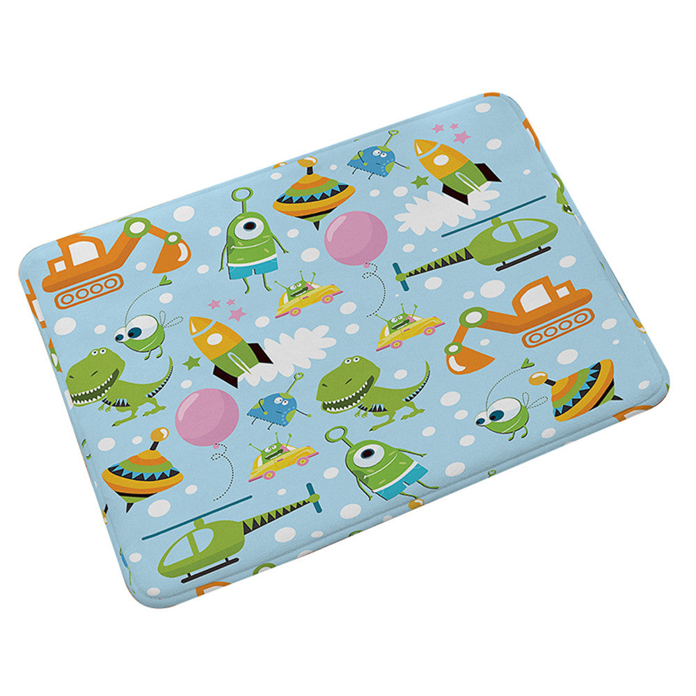 Flannel Carpet Non-slip Door Foot Mat   009 - Mega Save Wholesale & Retail