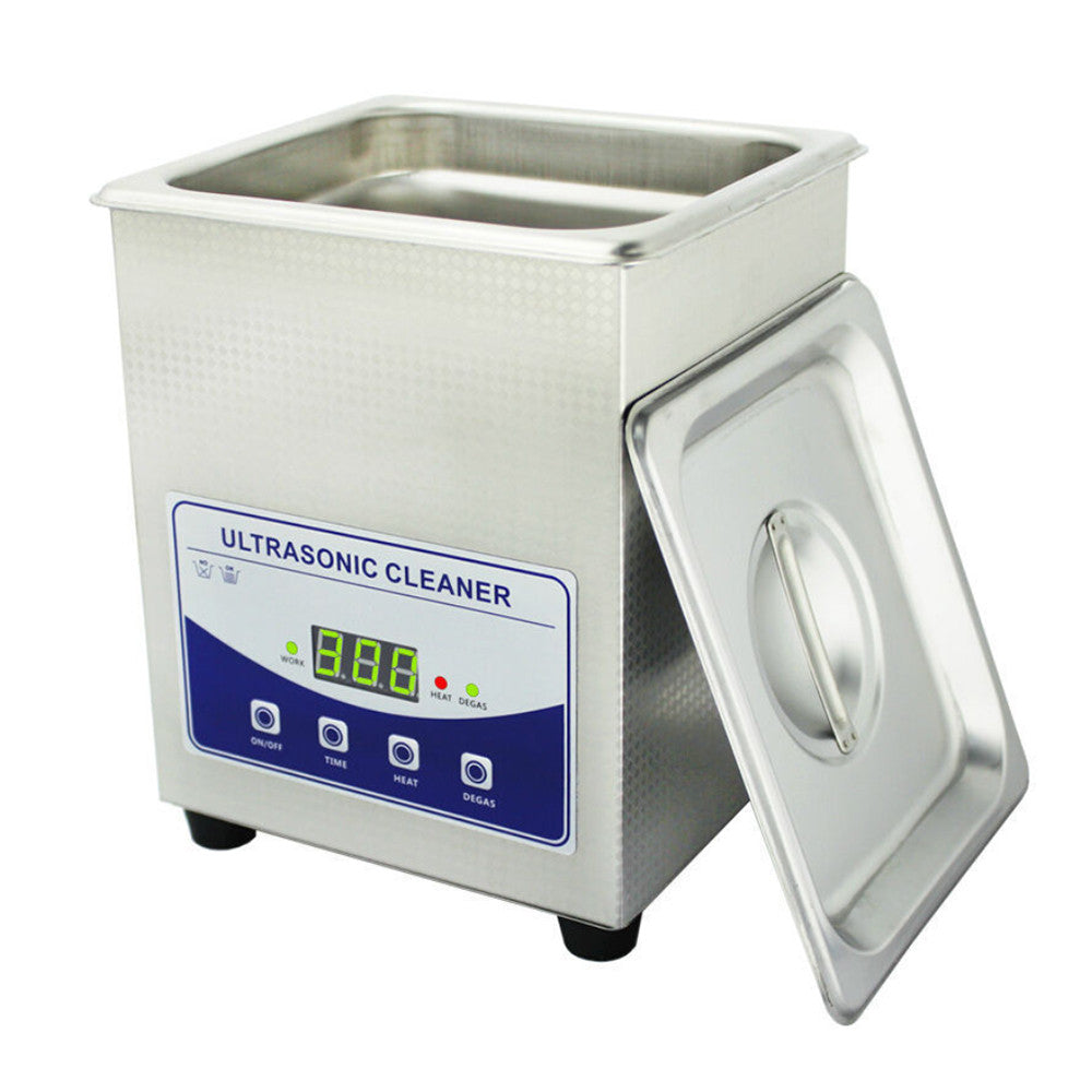 2.0L Professional Digital Ultrasonic Cleaner Machine with Timer Heated  Stainless steel Cleaning tank 110V/220V - Mega Save Wholesale & Retail